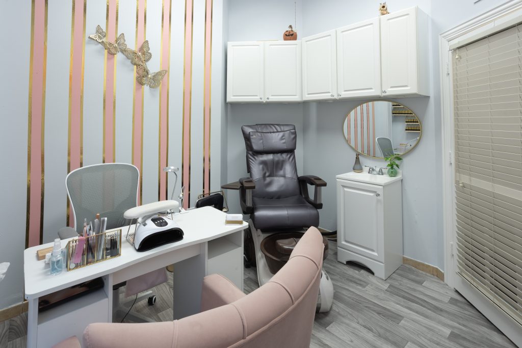 Image representing beauty work life balance through mindful time management, consistent self care, and organized business scheduling in a salon setting.